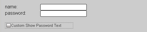 usability for password masking jquery form plugin
