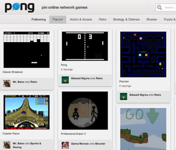 Pong.com ҳͼ