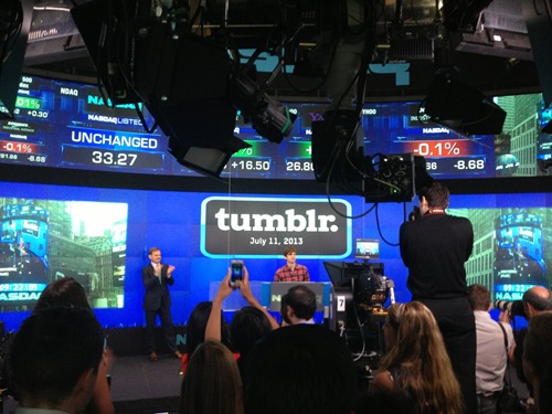 David at the Nasdaq opening