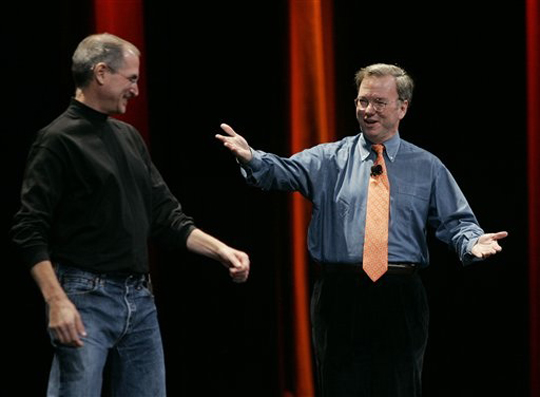 MacWorld, Steve Jobs, Google, Eric Schmidt