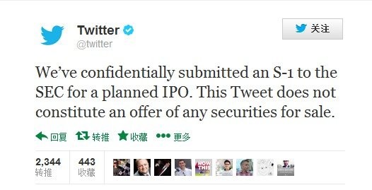 Twitter  SEC ύS-1 ļ IPO 