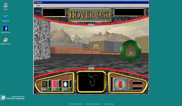 IE ŶӸ Windows 95 Ϸ Hover!