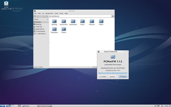 Lubuntu 13.10 +ͼ