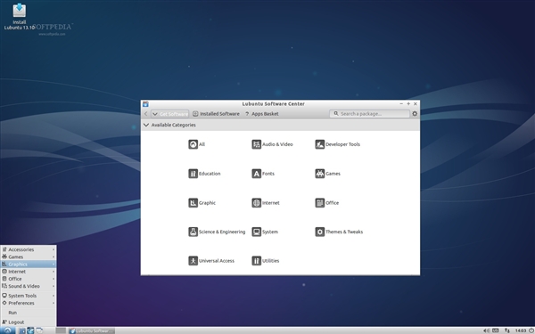 Lubuntu 13.10 +ͼ