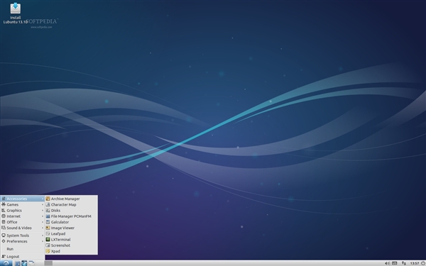 Lubuntu 13.10 +ͼ