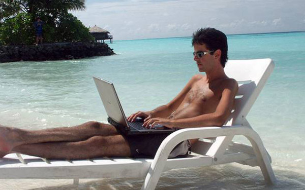 working-on-the-beach