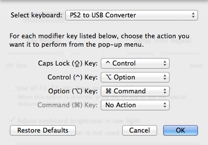ϵͳ"Modifier keys"