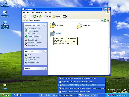 աӢضΪ Windows XP ս׼