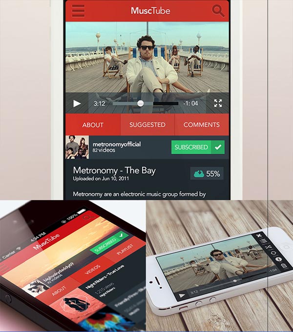 Stunning Music Apps Designs Stunning Music Apps Designs