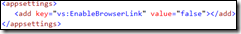 VS2013自带的Browser Link功能引发浏览localhost网站时不停的轮询