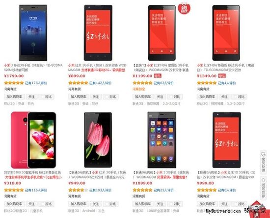 京东现货开卖红米手机,加价 100-200 元