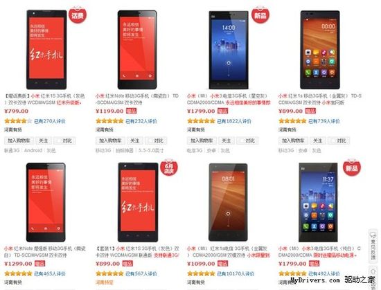 京东现货开卖红米手机,加价 100-200 元