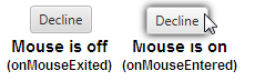 A button with the DropShadow effect applied