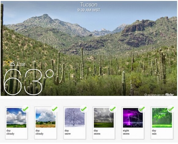 Flickr photo search for Weather