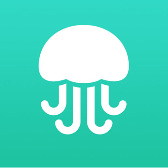 ʴ罻Ӧ Jelly  Logo ӡ̣һˮĸ˵Ĵԡ