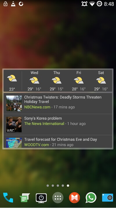 Google News & Weather