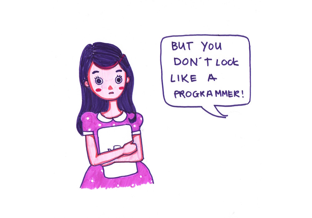 coding girl