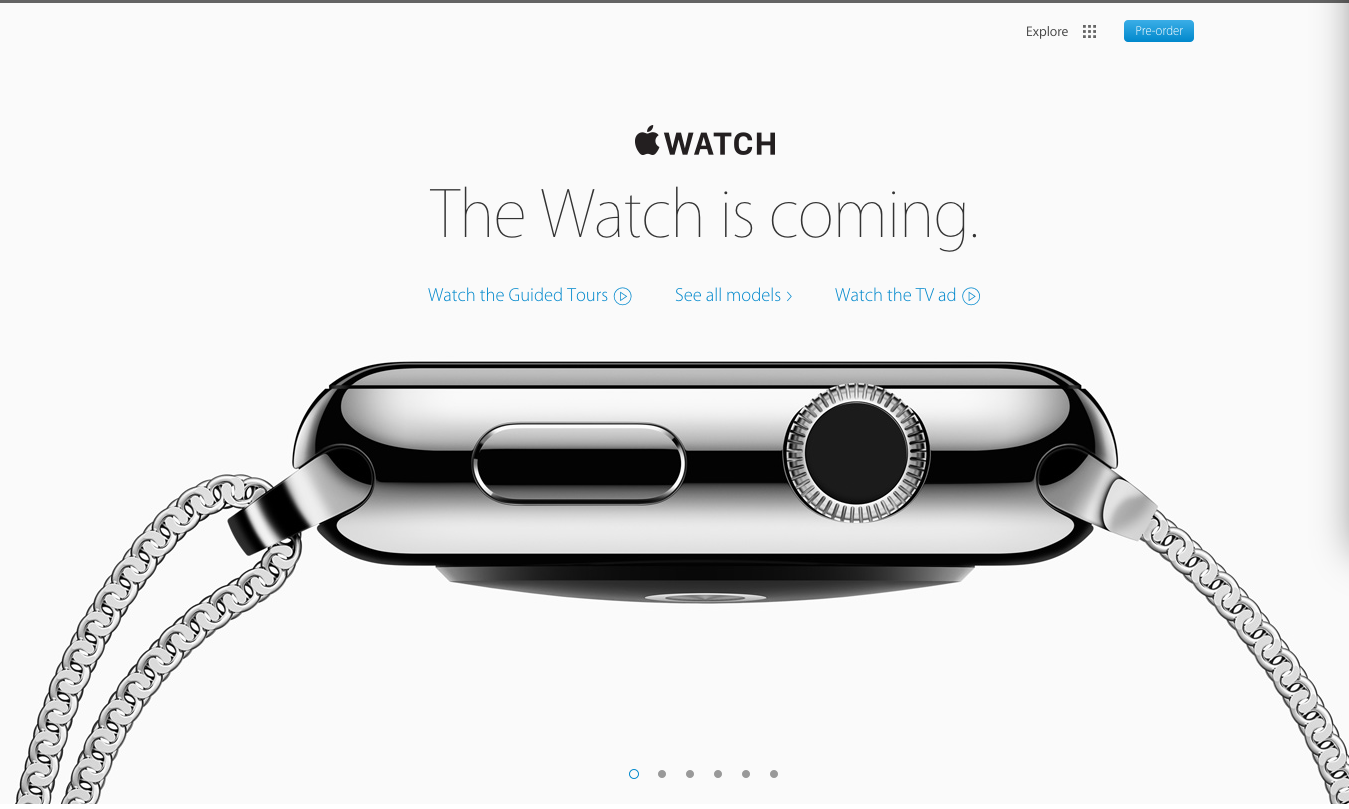 apple watch coming