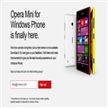 Opera Mini for Windows PhoneŹ