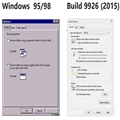 Win95 vs Win 10ûΪ΢ûı