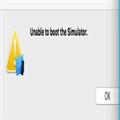 unable to boot the simulator޷ģѽ
